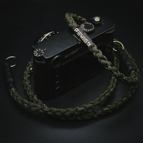 Olive Reflective Braided Rope-Strap